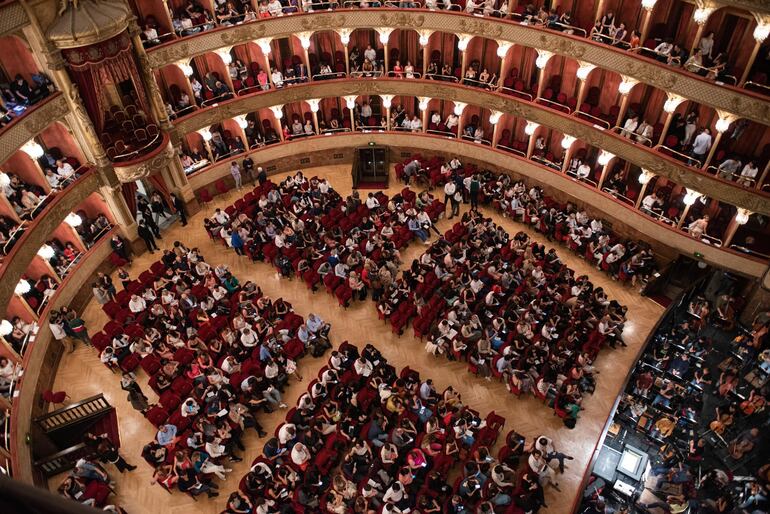 Vista del interior del Teatro dell'Opera di Roma.