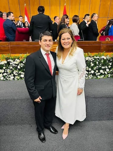 Diputados colorados de Canindeyú, Benjamín Cantero y Cristina Villalba