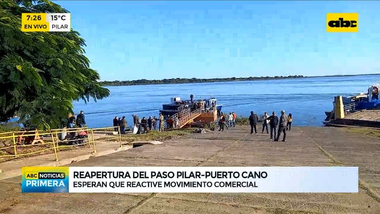 El puente Pilar-Puerto Cano es una proyecto ansiado por los pobladores desde hace años. (Foto de archivo).