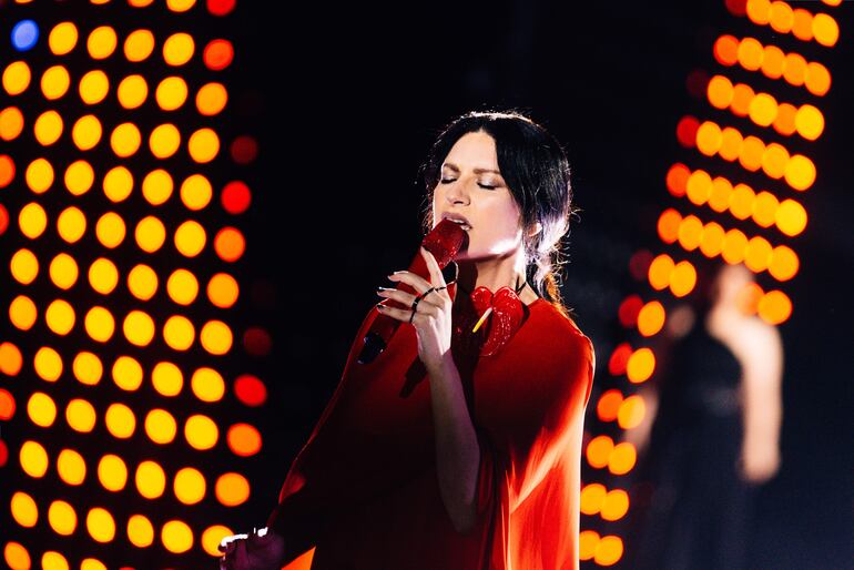 La cantante italiana Laura Pausini.