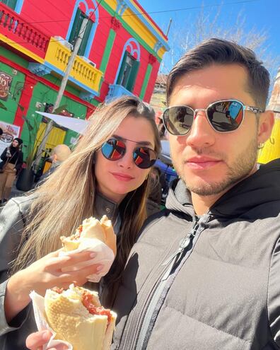 Stephi Ríos e Iván Torres celebran su primer Día de los Enamorados juntitos.