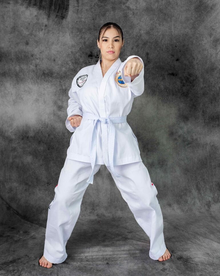 Nadia Portillo aseguró sobre la práctica de Taekwondo: "No es sólo repartir patadas… Ayuda mucho a la salud mental y física". (Instagram/Nadia Portillo)