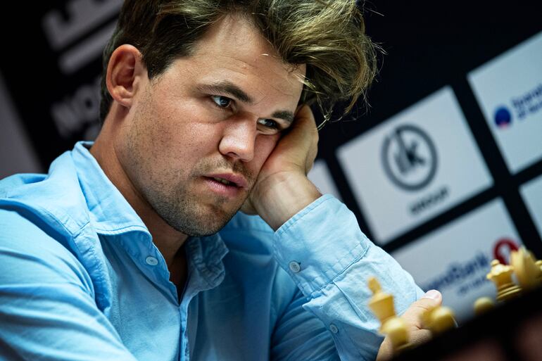 Magnus Carlsen, en Norway Chess 2024 (Foto Norwaychess.no).