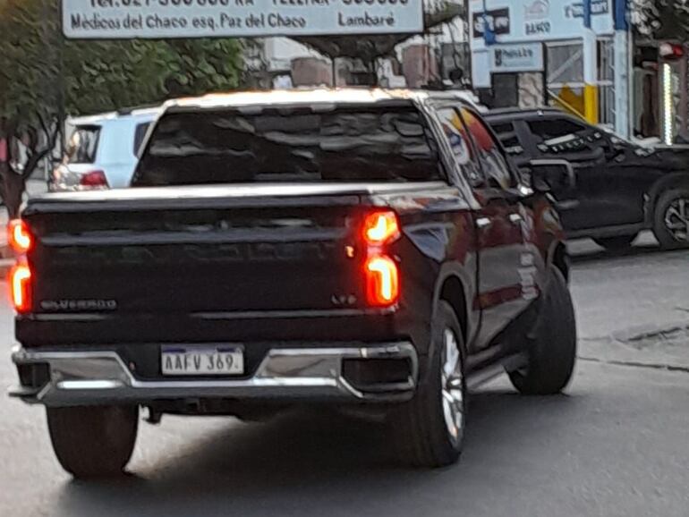 Camioneta de Diego Dirisio usado por el Congreso Nacional.