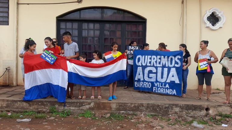 Manifestación se desarrolló en la mañana de este sábado.