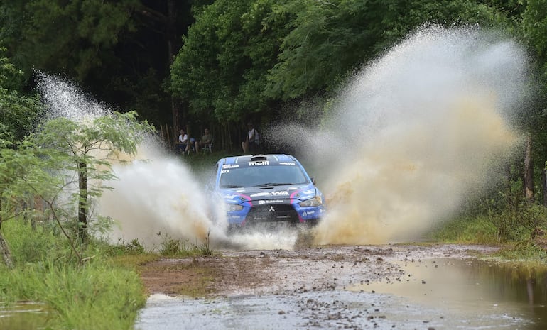 En la clase RC2N triunfó la dupla de Gerardo Wasmosy-Germán Maune (Mitsubishi Lancer Evo X).