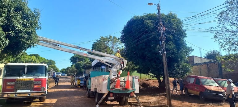 El trágico suceso ocurrió en el barrio Santa Ana de Ciudad del Este.