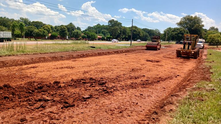 Cnel. Oviedo: se inicia la esperada obra de modernización del antiguo trazado de la ruta PY02