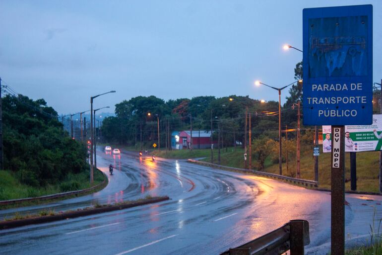 Lluvias en Itapúa.