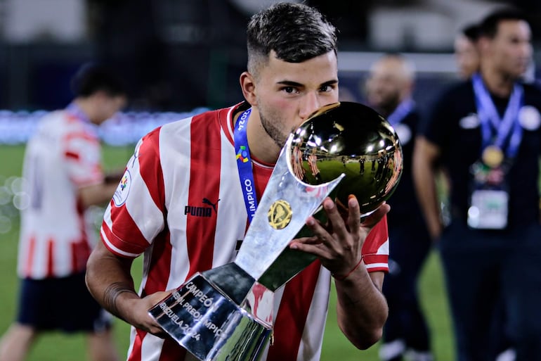 Iván Ezequiel Leguizamón, futbolista paraguayo de San Lorenzo de Almagro.