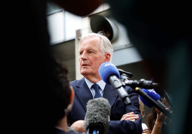 El primer ministro de Francia, Michel Barnier.