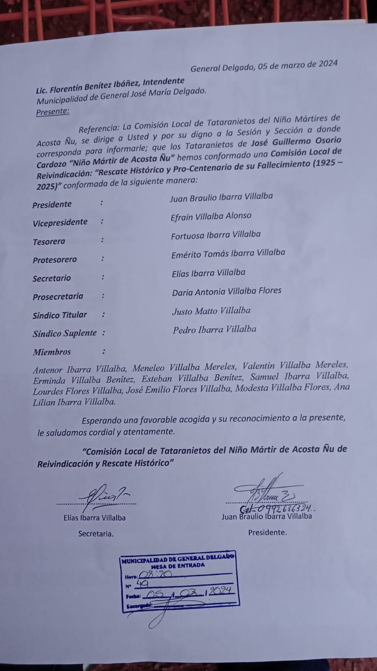 Buscan rescatar historia de sobreviviente de Acosta Ñu en General Delgado.