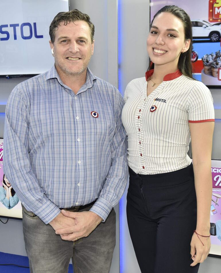 Walter Carciotto y Jazmín Torres.