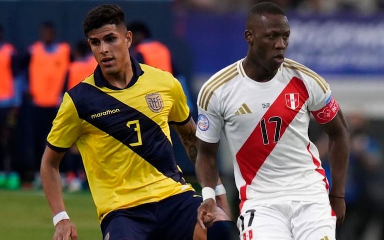 Ecuador y Perú juegan por la octava fecha de las Eliminatorias Sudamericanas al Mundial 2026.