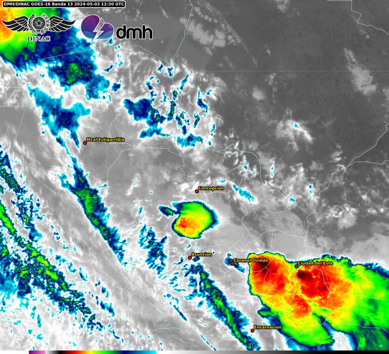 Núcleos de tormenta.