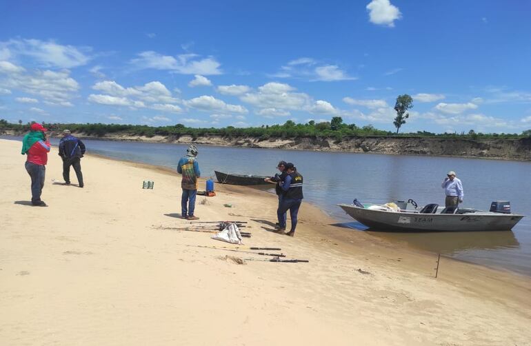 Intervención del Mades ante actividad pesquera presuntamente irregular en aguas nacionales.