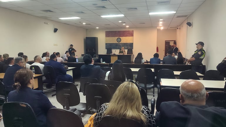 Audiencia preliminar de acusados por el caso A Ultranza ante la jueza Rosarito Montanía.