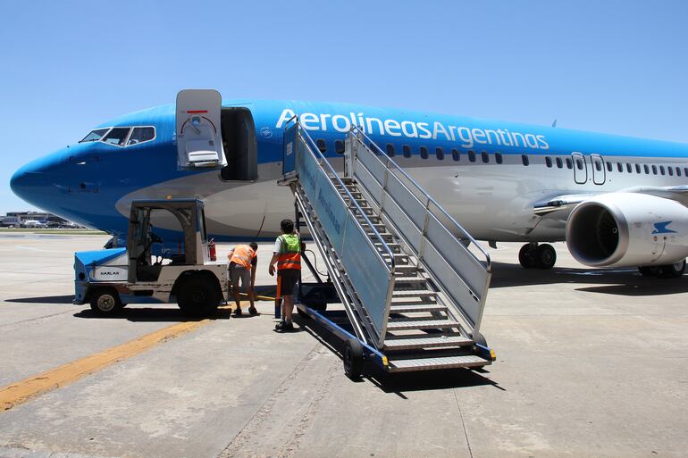 Avión de Aerolíneas Argentinas.