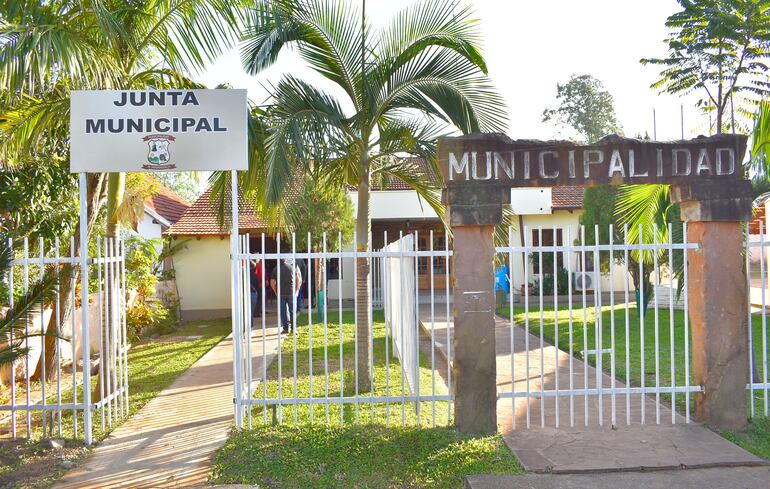 Fachada de la Municipalidad de Independencia, Guairá.