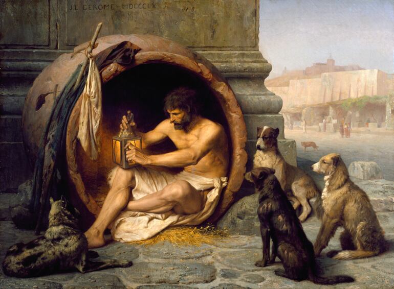 Jean-Léon Gérôme, "Diogenes" (1860)