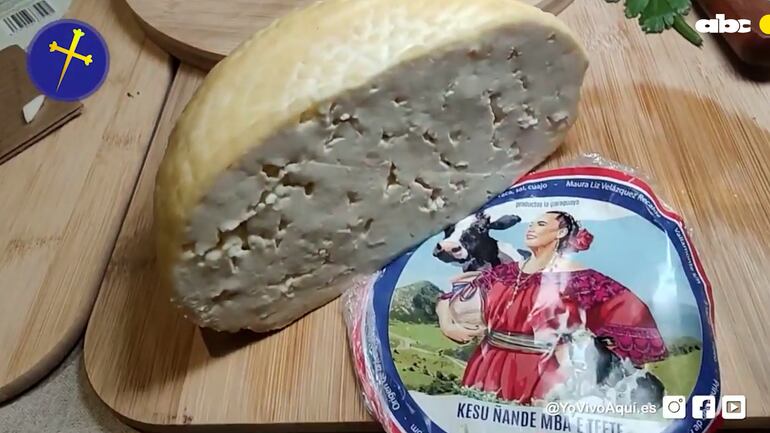 Queso Paraguay elaborado en España por manos de una compatriota residente en la madre patria.