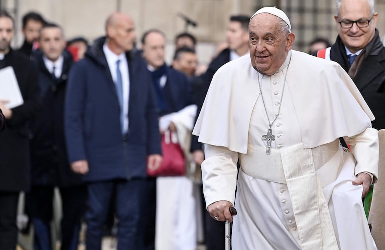 Papa Francisco, en Roma.