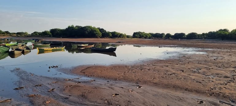 Situación actual del río Tebicuary en la zona de Villa Florida.