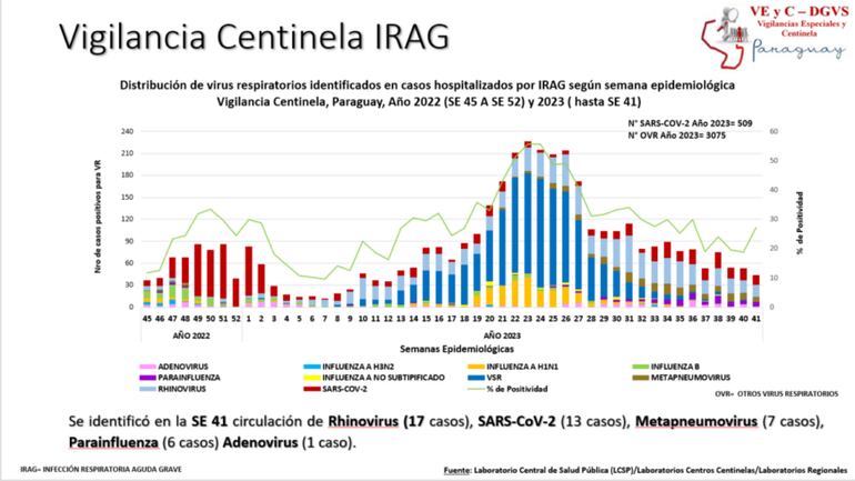 Los virus más persistentes en la semana 41.