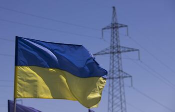 Fotografía ilustrativa: una bandera de Ucrania.