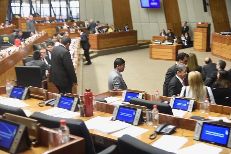 Sesión plenaria de la Cámara de Diputados.