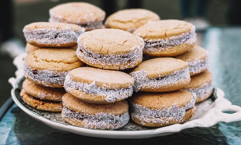 Alfajores de almidón.