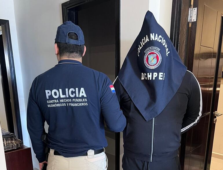 Luis Augusto Montanaro Bedoya, empresario detenido esta mañana por la Policía Nacional.