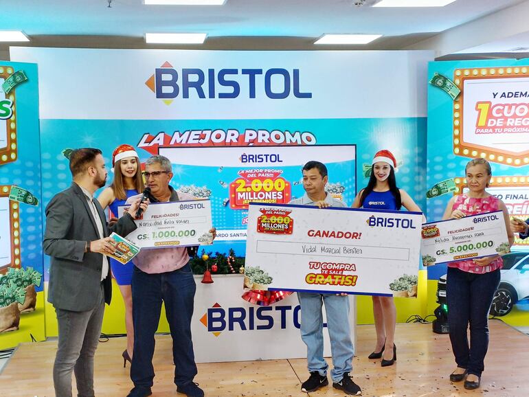 Bristol ya entregó increíbles premios a 63 afortunados clientes.

