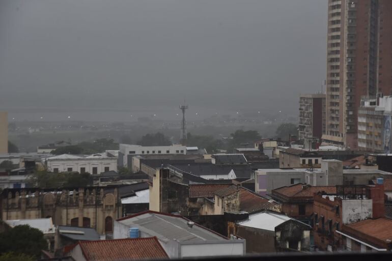 lluvia tormenta Asunción