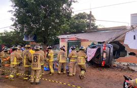 Fatal accidente en calle San José casi María Auxiliadora del barrio San Luis de Piquete Cue de Limpio.