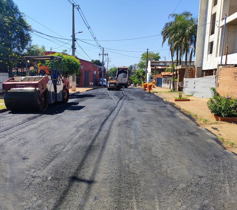 Los trabajos preparatorios incluyeron la pavimentación asfáltica de 35 cuadras que antes estaban empedradas y la reparación de otras 14  cuadras. 