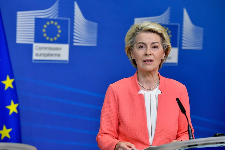 Ursula von der Leyen, presidenta de la Comisión Europea.