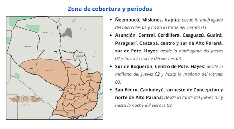 Pronóstico de tormentas para este jueves y viernes.