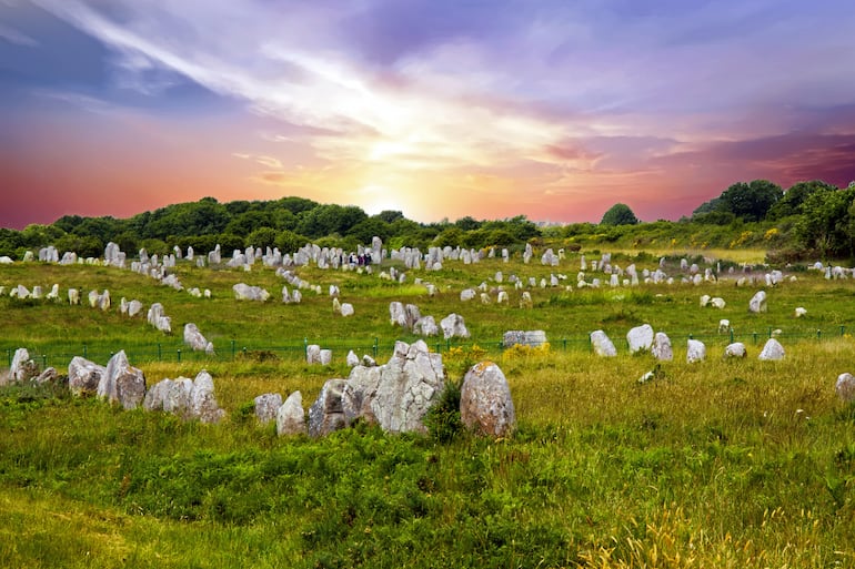 Carnac en Francia.