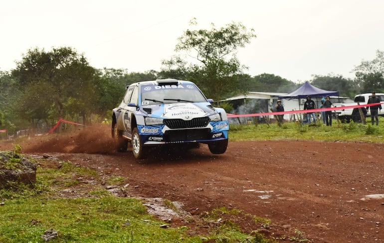 Juan Martín Masi y Germán Maune (Škoda Fabia Rally2 Evo), 2° en la general 4x4.