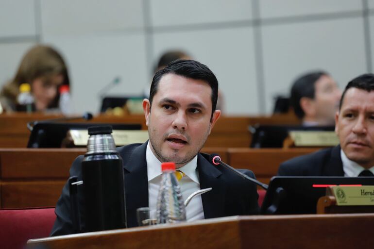 Hernán Rivas (ANR, HC). Foto Prensa Senado.