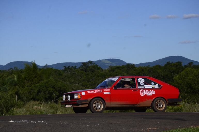 Excelente el andar del Volkswagen Passat 1981 de Esteban Gauto y Michael Meier para ser los vencedores del Rally de Villarrica.