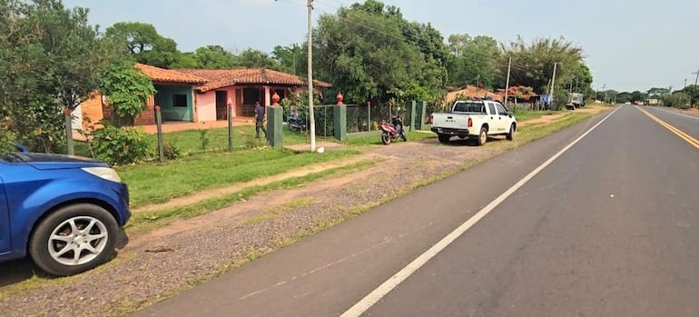 La vivienda donde irrumpieron desconocidos con arma de fuego en mano y se robaron joyas más dinero en efectivo.