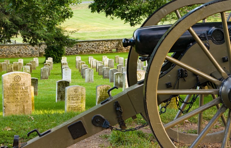 Cementerio Nacional de Gettysburg, sitio de la Dirección de Gettysburg de Lincoln, Parque Militar Nacional de Gettysburg.