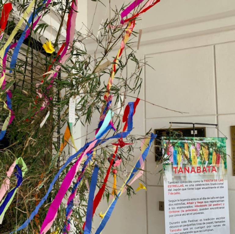 Festival del Tanabata en el Centro Paraguayo Japonés.