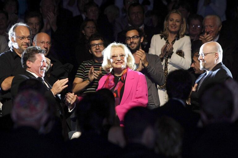 La actriz estadounidense Gena Rowlands durante la 33 edición del Festival del Cine Americano, el 9 de Septiembre de 2007 en Deauville, (Francia).