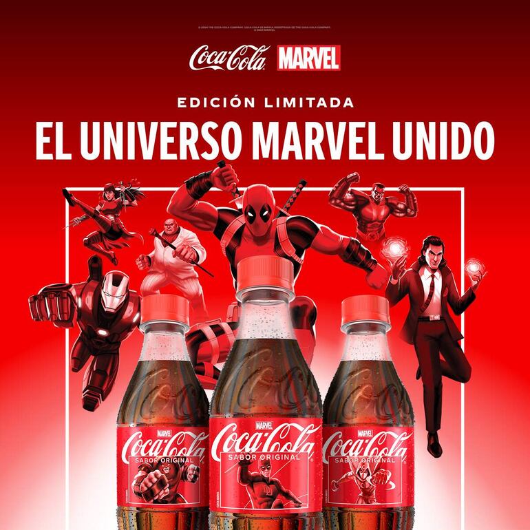 Coca-Cola trae el maravilloso mundo de Marvel.