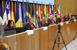 Audiencia pública del caso ante la Corte Interamericana.