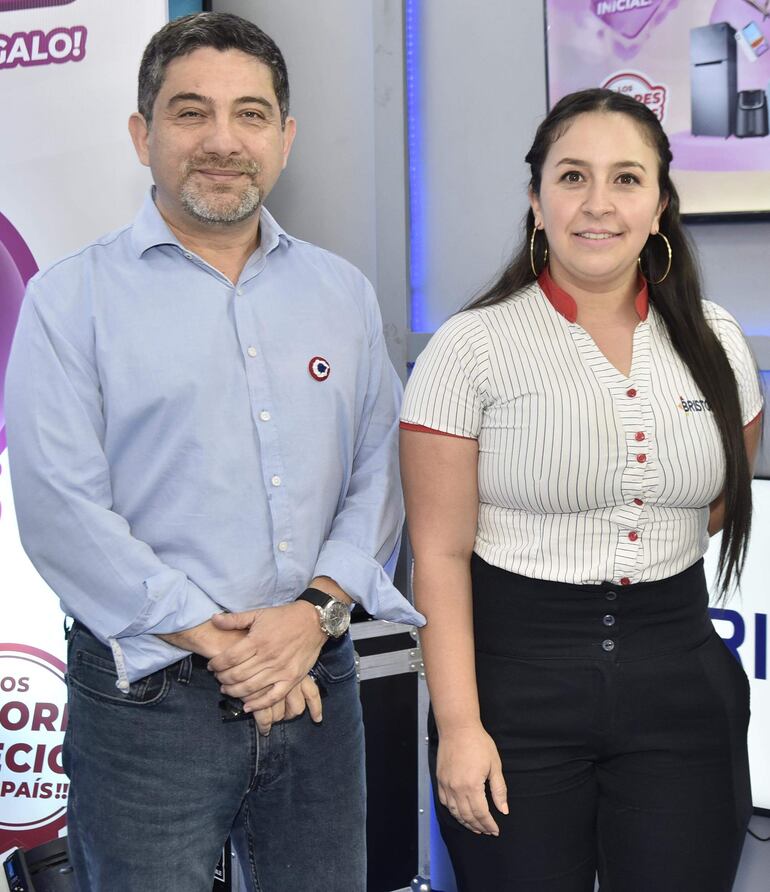 Randy Aguilera y Rossana Palacios.