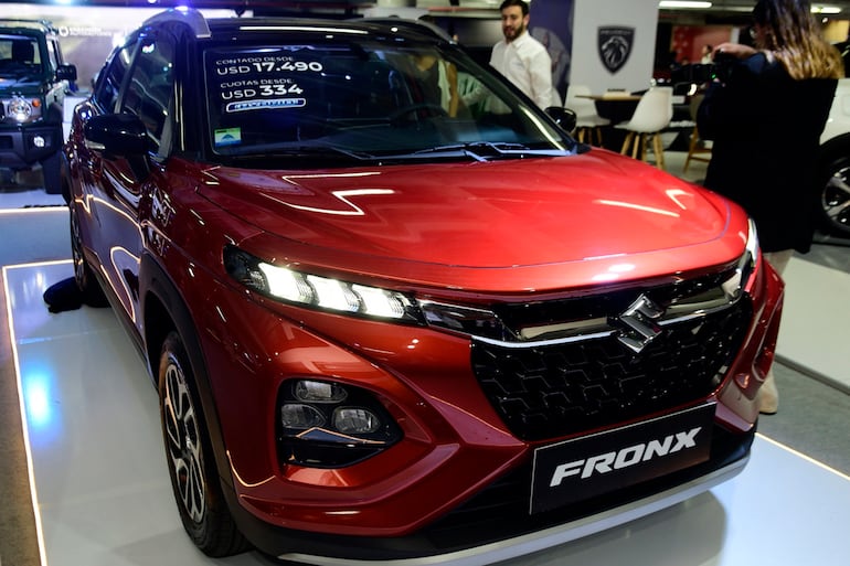 El Fronx de Suzuki exhibido en CADAM Motor Show.